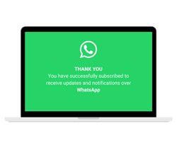 WhatsApp Opt In -vahvistus
